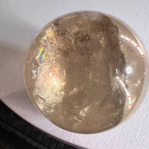 Smoky Quartz Crystal Sphere‎ Marble - Picture 10 of 13